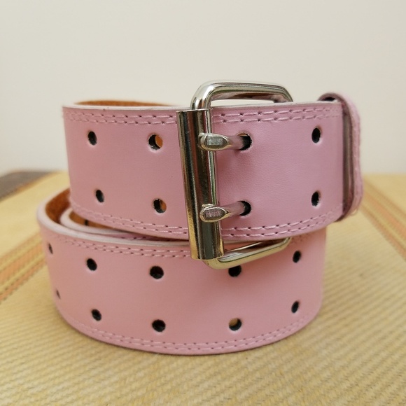 Accessories The Perfect Pink Leather Belt Poshmark